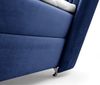 Boxspringbett Schlafzimmerbett DAMIEN 160x200cm Stoff Salvador Blau Bild 5