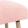 vidaXL Bank Uni Rosa 110 x 40 x 46 cm Bouclé 42038413 Bild 3