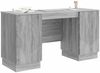 vidaXL Schreibtisch Graues Sonoma 142,5 x 50 x 75 cm Holzwerkstoff 3414627 Bild 2