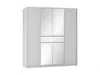 Vente-unique - ZADIA Wardrobe and walk-in wardrobe Holz, Platte Weiß - B 65 cm x H 217 cm x L 200 cm Bild 2