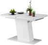 Esstisch Fenaro Weiß 120 x 80 cm ausziehbar Vicco Bild 5