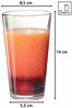 Ritzenhoff & Breker Longdrinkglas Happy - Pattern, Becher, Glas, Klar, 400 ml, 813395 Bild 2