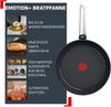 Tefal Bratpfanne Emotion+, Edelstahl (1-tlg), Premium Edelstahl, Induktion, spülmaschinenfest, hochglanzpoliert Bild 3