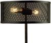 Tischleuchte, Gitter, schwarz, H 50 cm Bild 4