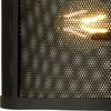 Tischleuchte, Gitter, schwarz, H 50 cm Bild 5