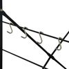 vidaXL Mikrowellenregal Schwarz 60x39,6x123 cm Holzwerkstoff 288238 Bild 5