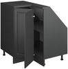 Dachschrägenschrank Eckschrank Rion Anthrazit Landhaus/Anthrazit 75.6 x 81.6 cm mit 1 Tür Vicco Bild 4