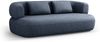 Micadoni Sofa Jenny 3-Sitzer Chenille Dunkelblau Bild 2