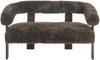 Sofa 2-Sitzer ILBRO Webpelz Dunkelbraun Bild 4