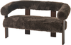 Sofa 2-Sitzer ILBRO Webpelz Dunkelbraun Bild 5