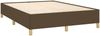 Boxspringbett mit Matratze Stoff Dunkelbraun 140x200 cm Bild 4