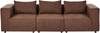 AXEBO 3-Sitzer Modulsofa Braun Bouclé Bild 4