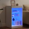vidaXL Sideboard mit LED-Leuchten Weiß 41x37x67 cm 836721 Bild 4
