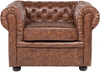 Sessel Kunstleder Goldbraun CHESTERFIELD Bild 4
