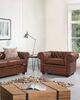 Sessel Kunstleder Goldbraun CHESTERFIELD Bild 3