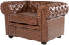 Sessel Kunstleder Goldbraun CHESTERFIELD Bild 5