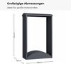osoltus Brennholzregal Kaminholzregal Metall Anthrazit H 160 cm B 98 cm Bild 3