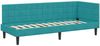 vidaXL Eckbettgestell mit Kopfteil Türkis 80 cm x 200 cm Samt 42016416 Bild 4