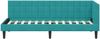 vidaXL Eckbettgestell mit Kopfteil Türkis 80 cm x 200 cm Samt 42016416 Bild 5