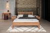 Schlafzimmerbett Bett Massivholzbett LENNES Nr. 2 Eiche 160x200 cm Bild 3