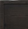 vidaXL Tischplatte Dunkelbraun 200x60x(2-6)cm Massivholz Eiche 3156463 Bild 5