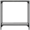 Konsolentisch, Beistelltisch, Konsole Grau Sonoma 75x30,5x75 cm Holzwerkstoff Bild 4