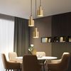 ZMH Pendelleuchte Esszimmer 3 Flammig Gold E27 Hängelampe Metall Schlafzimmer Flur, Einfache Installation, ohne Leuchtmittel, Vintage Esstischlampe für Schlafzimmer Küche Bild 3