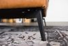 KAWOLA Sofa BLOOM Ecksofa Leder cognac Recamiere rechts 84 x 177 x 276 cm Bild 5
