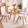 Stuhl Atlanta Weiß/PU Rosa Muster 4er-Set Bild 3