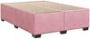 vidaXL Boxspringbett mit Matratze Dunkelrosa 140x200 cm Samt 3286335 Bild 5