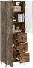 vidaXL Schrankset 2 pcs Geräucherte Eiche Holzwerkstoff 3416903 Bild 2