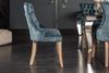 riess-ambiente Polsterstuhl CASTLE petrol, Esszimmer · Samt · Holz · Chesterfield · Landhaus Bild 3