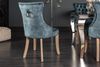riess-ambiente Polsterstuhl CASTLE petrol, Esszimmer · Samt · Holz · Chesterfield · Landhaus Bild 4