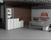 Rheinland Möbel Flügeltürenschrank Cabino 80×42×110 cm – abschließbarer Aktenschrank 3OH in Grau mit 110° Drehtüren & Metallgriff Bild 5