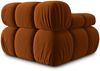 Micadoni Eckmodul Bellis Links Samt Bluvel Terrakotta Bild 4