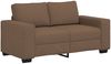 vidaXL 3-teiliges Sofa-Set mit Kissen, brauner Stoff 3324653 Bild 4