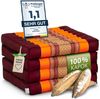 Klappmatratze 50 cm breit (Classic) - 200 x 50 x 8 cm - Faltmatratze, livasia, 8 cm hoch, Kapok, vegan, handgefertigt Bild 2