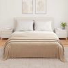 vidaXL Überwurfdecke Kamel 350 x 270 cm Fleece 42017130 Bild 3