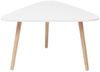 Happy Home Couchtisch Einfach Mini Sofa Beistelltisch Set Couchtisch aus Holz weiß Bild 2