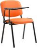CLP 4er Set Stühle Ken mit Klapptisch Kunstleder gepolstert,orange Bild 2
