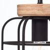 Brilliant Leuchten No. 99256-66 Pendelleuchte Gwen 3-flammig E27 schwarz antik holz Bild 5