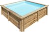 Gre Rechteckpool CITY mit Bodenschutzflies und Filteranlage (Set, 3-tlg), Kiefernholz, BxLxH: 225x225x68 cm Bild 3