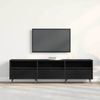 vidaXL TV-Schränk Schwarz Eichen-Optik 150 x 30 x 44,5 cm 862136 Bild 4