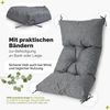Garronda Bankauflage 100-180 cm, ca. 10 cm dick, Sitzkissen Outdoor GD-0219, (1 St), Hypoallergen, UV-beständig, Wasserbeständig Bild 3