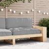 vidaXL Kissen Grau 120 x 80 x 12 cm Oxford-Stoff 42001569 Bild 3