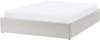 Bett mit Stauraum DINAN 140 x 200 cm Stoff Helles Beige Bild 5