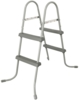 Bestway Poolleiter, 2-stufig, für Pools bis 84 cm Höhe, Edelstahl/Kunststoff, Blau/Weiß