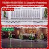 Elegear LED-Lichterkette Weihnachtsdeko Gartenstecker mit Timer, Weihnachtsbeleuchtung Garten, 160-flammig, 4er Set Weihnachtsbäume mit stecker für Weihnachten Außen Wege Rasen Bild 2