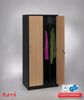 Garderobenschrank 2-türig schwarz/Buche Dekor Bild 2