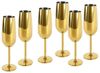 ECHTWERK Glas Sekt-/Champagnerkelch, Edelstahl, Unzerbrechliche Gläser für Hochzeit/Outdoor/Picknick, 6-tlg Bild 4